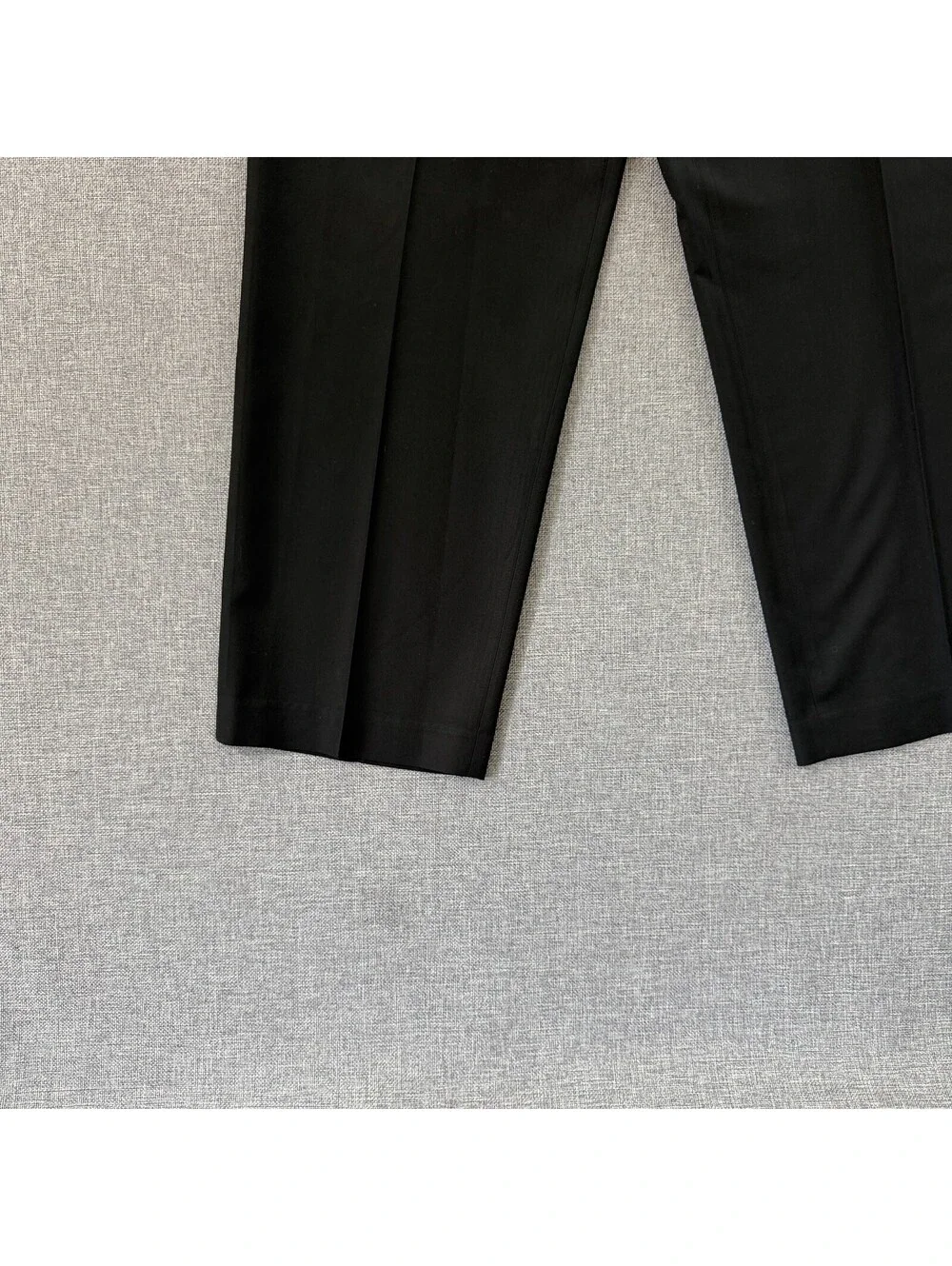 Van Heusen Dress Pants Mens 36x30 Black Flat Front Slacks Classic